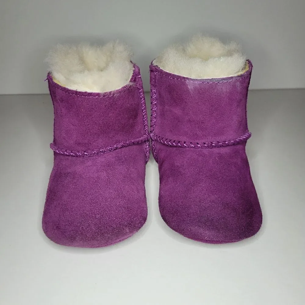UGG® Mocassin Purple Boy Girl Bootie 6-12 Months